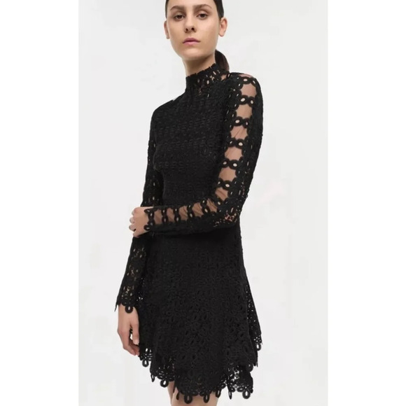 Jonathan Simkhai Dresses & Skirts - New with Tag Jonathan Simkhai Signature Joy Dress Black Guipure Lace Mini Dress